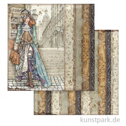Stamperia Scrappapier - Lady Vagabond, 30,5 x 30,5 cm