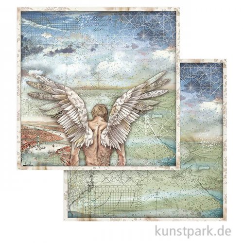 Stamperia Scrappapier - Sir Vagabond Wings, 30,5 x 30,5 cm