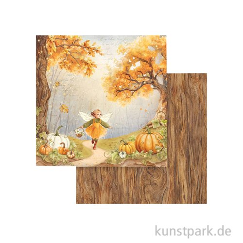 Stamperia Scrappapier - Whispering Woods Fairy Pumpkin, 30,5 x 30,5 cm