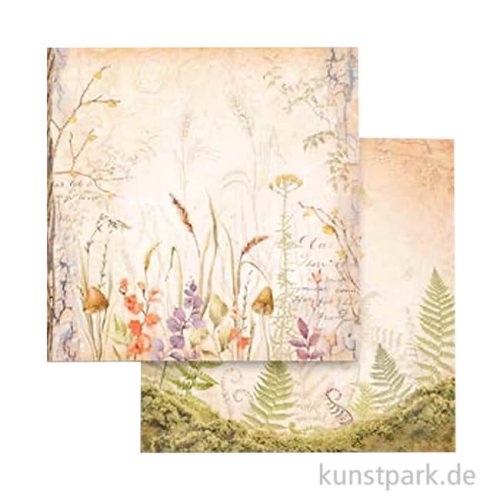 Stamperia Scrappapier - Woodland Grassland, 30,5 x 30,5 cm