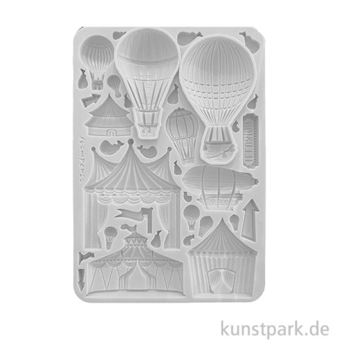 Stamperia Silikon Gießform - Alice in Christmas Circus Air Balloons A5