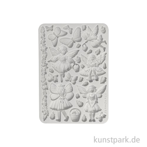 Stamperia Silikon Gießform - Whispering Woods Fairies, A5