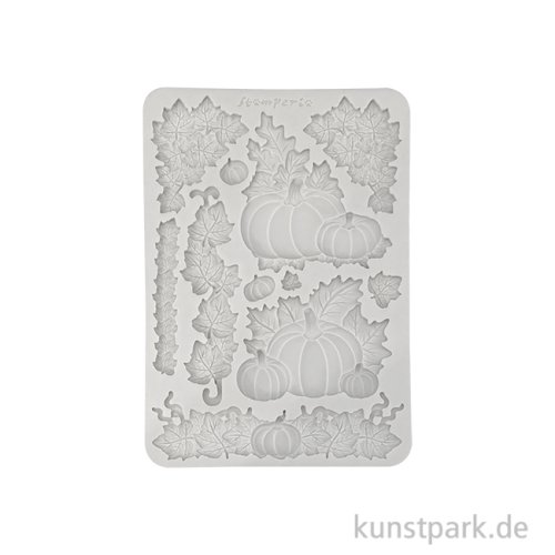 Stamperia Silikon Gießform - Whispering Woods Pumpkins, A5