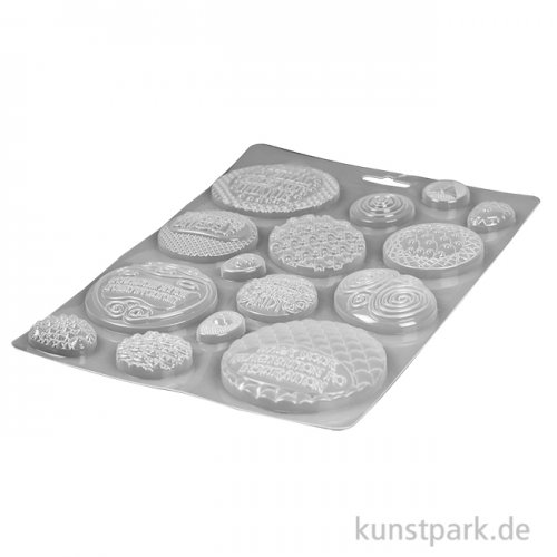 Stamperia Soft Mould (Gießform) - Klimt Rounded Patterns, DIN A4