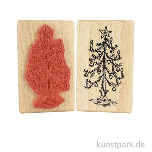 Stempel - Tina - Weihnachtsbaum - 5x8 cm