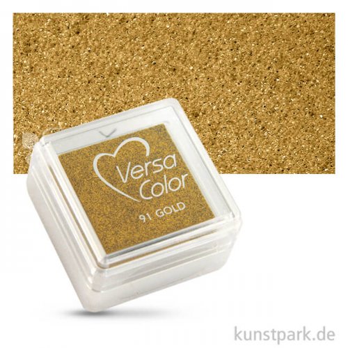 Stempelkissen Versacolor 2,5 x 2,5 cm | Brillant Gold
