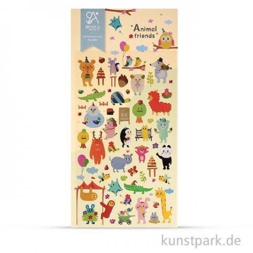 Sticker - Animal Friends, 15x9,2 cm