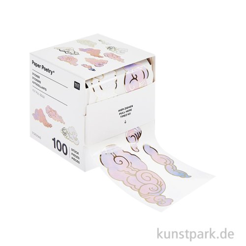 Sticker - Wolken, The Sky is the Limit, 100 Aufkleber