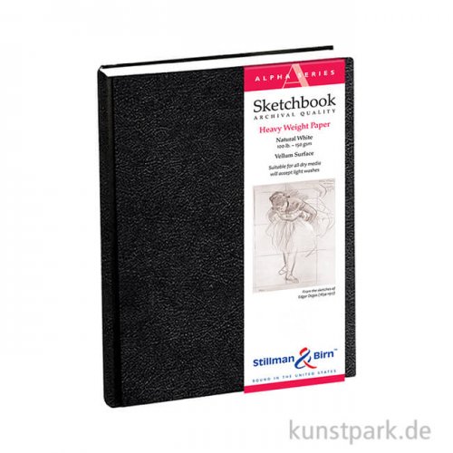 Stillman & Birn Skizzenbuch ALPHA, 62 Blatt, 150 g 10,2 x 15,2 cm