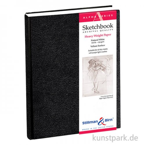 Stillman & Birn Skizzenbuch ALPHA, 62 Blatt, 150 g
