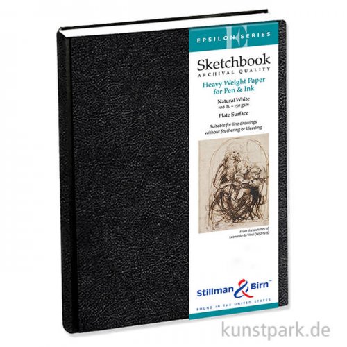 Stillman & Birn Skizzenbuch EPSILON, 62 Blatt, 150 g
