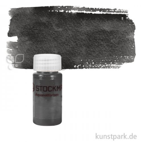 STOCKMAR Aquarellfarben Einzelflasche 20 ml | 15 Schwarz