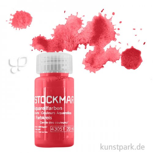 Stockmar Aquarell Farbkreisfarben 20 ml Einzelfarbe | 51 Rot