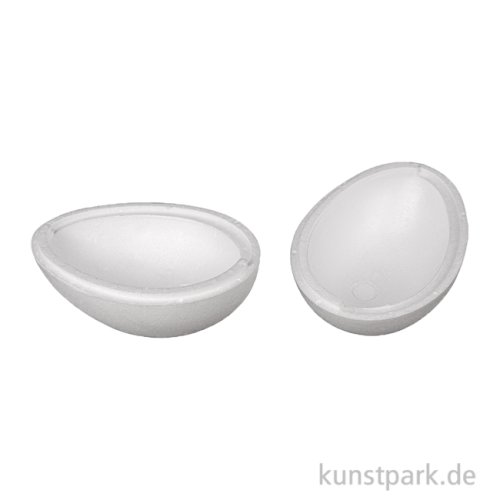 Styroporei, Halbschalen, 2-teilig, Höhe 20 cm