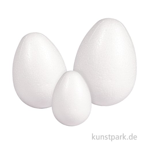 Styroporei zum Basteln, Vollform