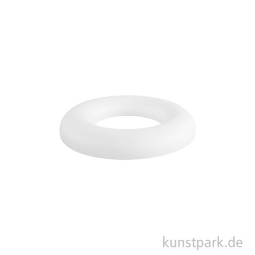 Styroporring zum Basteln, Flach 15 cm