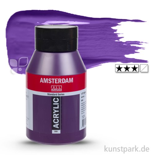 Talens AMSTERDAM Acrylfarben 1 Liter Flasche | 568 Permanentblauviolett