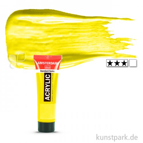 Talens AMSTERDAM Acrylfarben 20 ml Tube | 272 Transparent gelb mittel