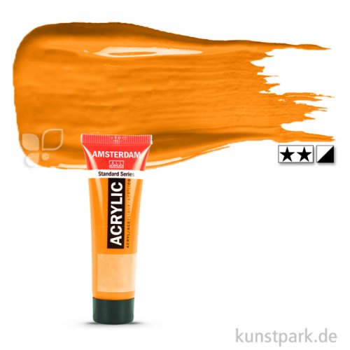Talens AMSTERDAM Acrylfarben 20 ml Tube | 276 Azo-Orange