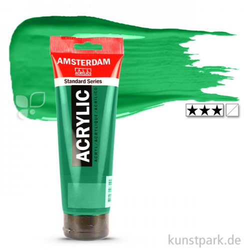 Talens AMSTERDAM Acrylfarben 250 ml Tube | 619 Permanentgrün dunkel