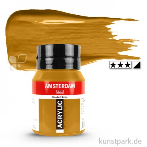 Talens AMSTERDAM Acrylfarben 500 ml Flasche | 231 Goldocker