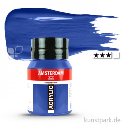 Talens AMSTERDAM Acrylfarben 500 ml Flasche | 504 Ultramarin