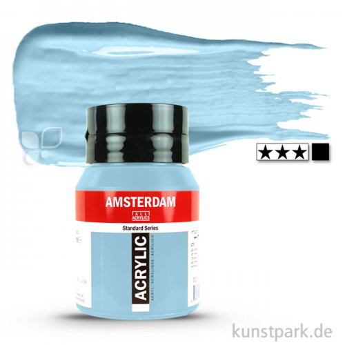 Talens AMSTERDAM Acrylfarben 500 ml Flasche | 551 Himmelblau hell
