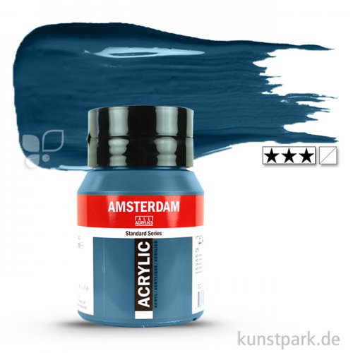 Talens AMSTERDAM Acrylfarben 500 ml Flasche | 566 Preussischblau