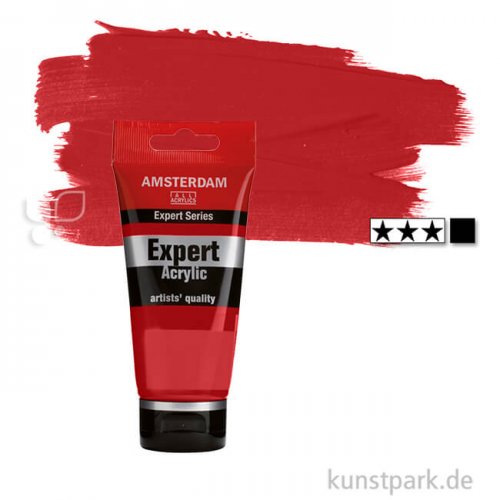 Talens AMSTERDAM Expert Acrylfarben 75 ml Einzelfarbe | 306 Kadmiumrot dunkel