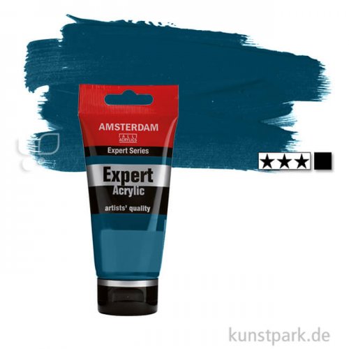 Talens AMSTERDAM Expert Acrylfarben 75 ml Einzelfarbe | 521 Idanthrenblau