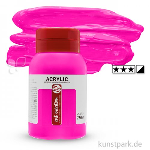 Talens Art Creation Acrylfarben 750 ml Flasche | 577 Permanentrotviolett Hell