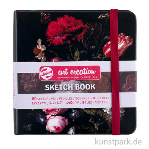 Talens Art Creation - Skizzenbuch Stillleben, 80 Blatt, 140g, 12x12cm