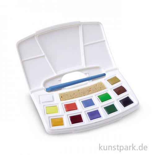 Talens Art Creation Aquarellfarben Pocketbox mit 12 Näpfchen