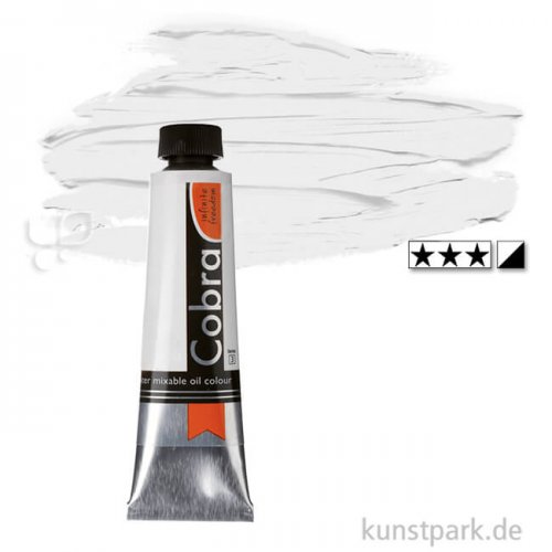 Talens COBRA wassermischbare Ölfarben 40 ml | 104 Zinkweiss