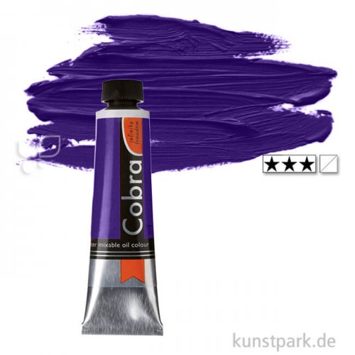 Talens COBRA wassermischbare Ölfarben 40 ml | 568 Permanent Blauviolett