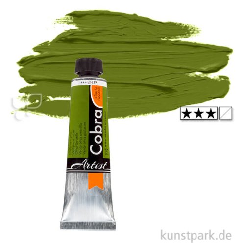 Talens COBRA wassermischbare Ölfarben 40 ml | 639 Deckgrün Extra