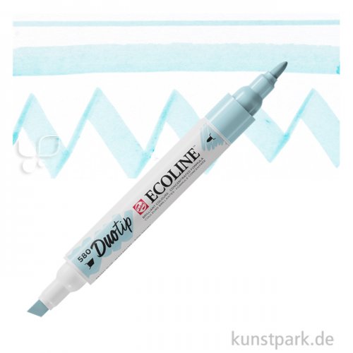 Talens ECOLINE Duotip Marker Einzelstift | 580 Pastellblau