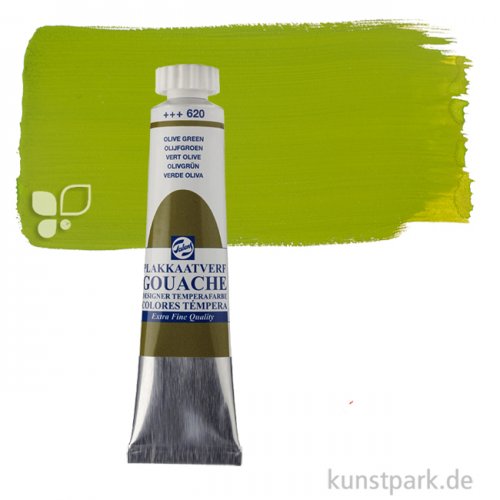 Talens Gouache Extra Fine 20 ml | Olivgrün