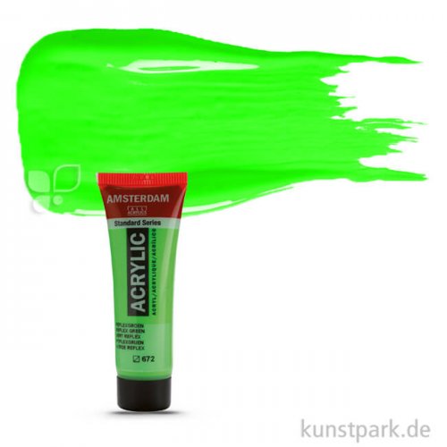 Talens AMSTERDAM Neon Reflexfarbe 20 ml | Grün