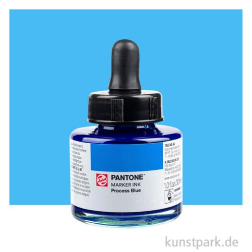 Talens Pantone Marker Ink, 30 ml Farbe | Process Blue