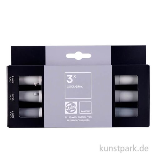 Talens Pantone Marker Set - 3 Cool Gray Farben