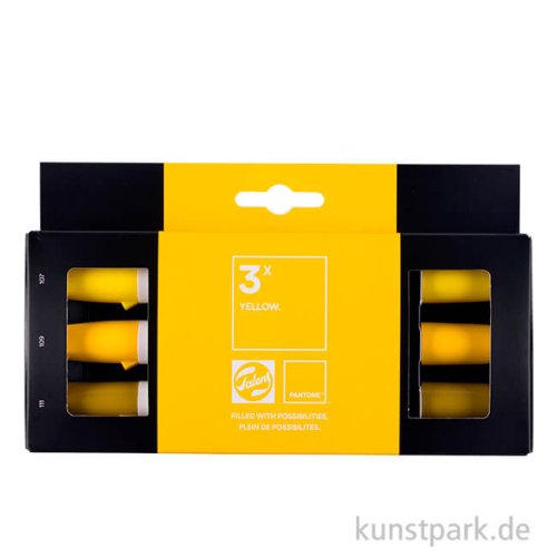 Talens Pantone Marker Set - 3 Yellow Farben