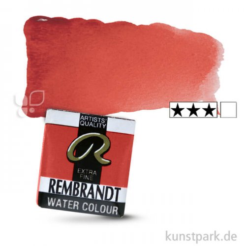 Talens REMBRANDT Aquarellfarben 1/2 Näpfchen | 364 Chinacridonrot