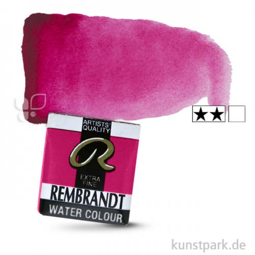 Talens REMBRANDT Aquarellfarben 1/2 Näpfchen | 368 Chinacridonrotrosa Magenta