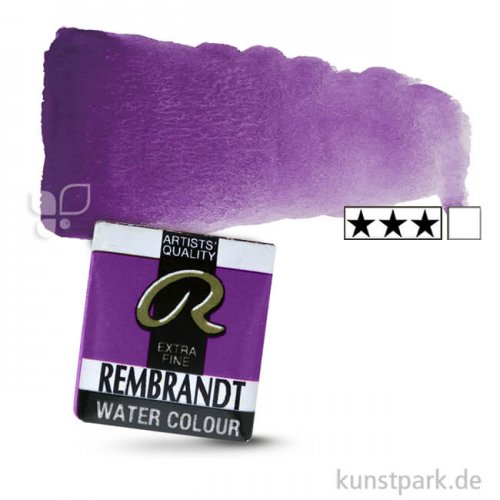 Talens REMBRANDT Aquarellfarben 1/2 Näpfchen | 596 Manganpurpur