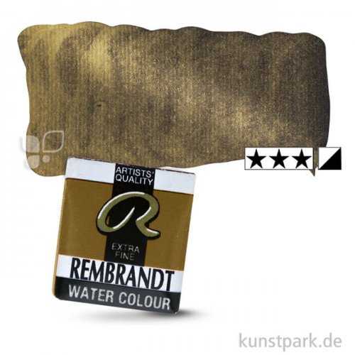 Talens REMBRANDT Aquarellfarben 1/2 Näpfchen | 802 Reichgold
