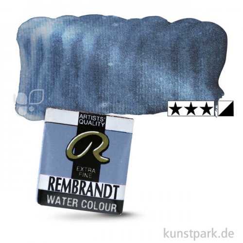 Talens REMBRANDT Aquarellfarben 1/2 Näpfchen | 846 Interferenz Blau