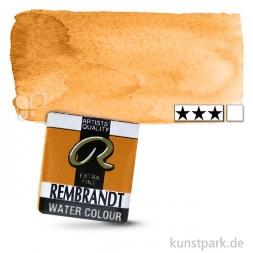 Talens REMBRANDT Aquarellfarben 1/2 Näpfchen | 227 Gelber Ocker