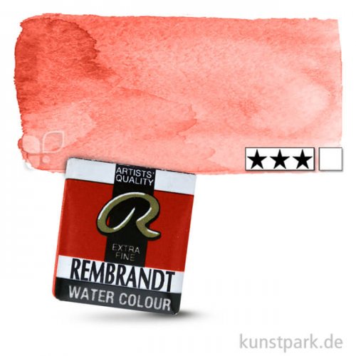 Talens REMBRANDT Aquarellfarben 1/2 Näpfchen | 311 Zinnober