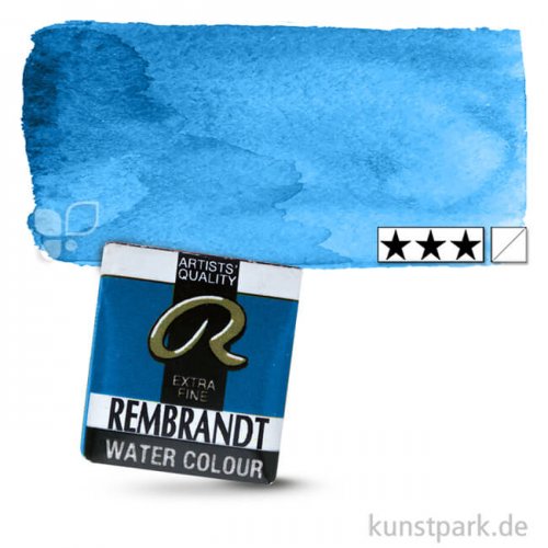 Talens REMBRANDT Aquarellfarben 1/2 Näpfchen | 511 Kobaltblau